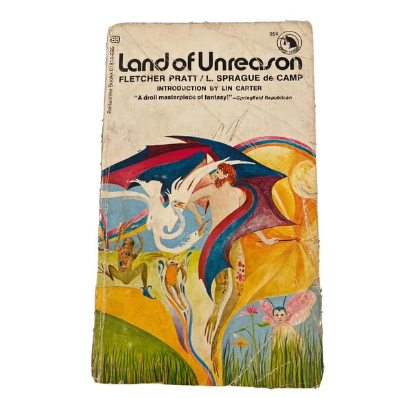 Land of Unreason by Fletcher Pratt and L. Sprague de Camp 1970 Ballantine PB - Picture 1 of 3